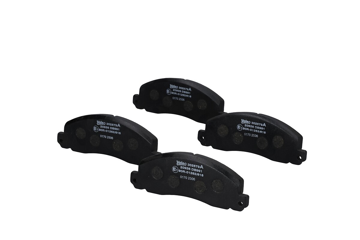 Jeu de 4 plaquettes de frein VALEO ref. 302579A
